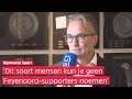 Feyenoord-directeur Koevermans over Union-belagers: 'Zo lang mogelijk het stadion uit krijgen'