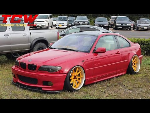 Red BMW E46 Widebody Camber Build Project