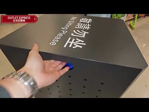 鍍鋅吹地機金屬外罩 - 黑色小款 (長51寬40高50cm) | 商場遮擋風機罩 | 免費訂製LOGO - 影片預覽