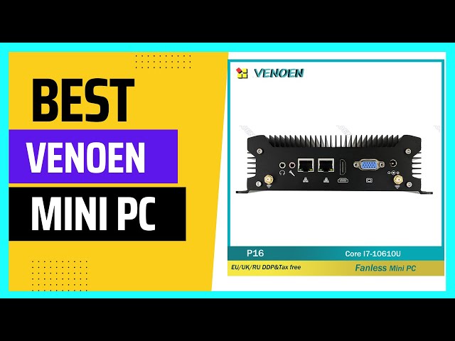 Vídeo relacionado con VENOEN Mini PC sin Ventilador N100, Fanless Desktop pc, Dual HD2.0, DP, 4K, 2xCOM, LAN RJ45, WiFi, BT4.2, Auto Power On, Uso en Oficina/hogar/Empresa, Servidor Industrial, 8GB RAM 256GB SSD