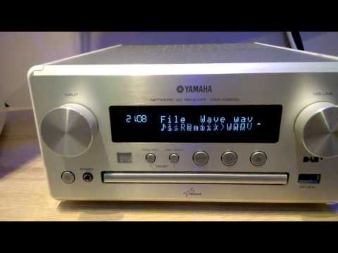 YAMAHA CRX N560D Streaming over the network, File  Wave wav. Streaming w sieci