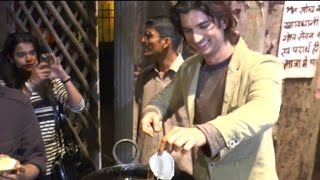 Sushant Singh Rajput Cooking Food At Trailer Launch Of Detective Byomkesh Bakshy