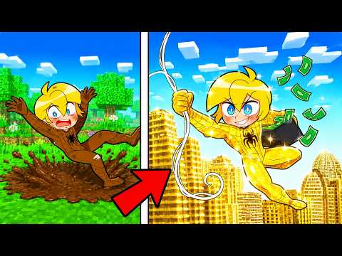 Da SPIDER-MAN POVERO a SPIDER-MAN RICCHISSIMO Su Minecraft!