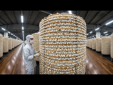 How Japanese Farming Million of SilkWorm for silk - Silk cocoon harvest and process in Factory