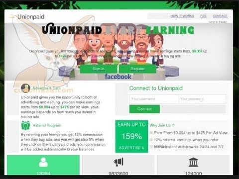 Без вложений Unionpaid Интересный Букс мин вывод 5 $