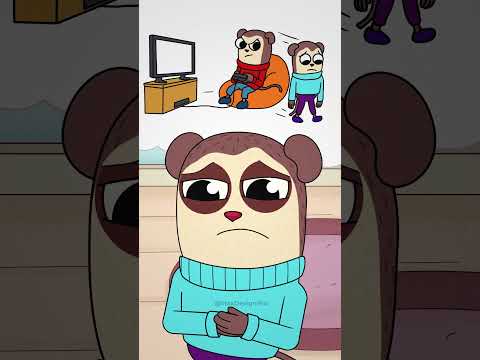 The Saddest story of LITTLE BROTHER (Cartoon Animation) #shorts