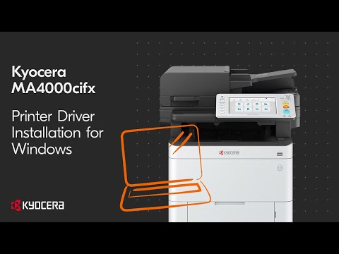 Kyocera MA3500cifx — установка драйвера в Windows