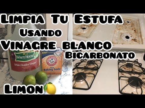 Limpieza De Estufa Con Bicarbonato, Limón y Vinagre