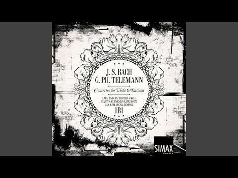 Concerto in E-flat Major for Viola, Strings and Basso Continuo, reconstruction based on BWV...