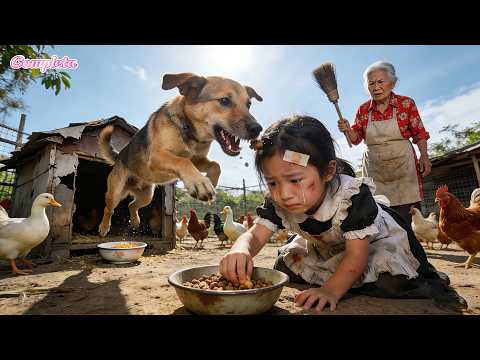 A avó me mandou disputar comida com o cachorro,sem saber que eu sou filha do CEO!#dramakorea #drama
