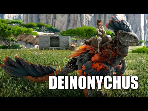 ¡¡PROBANDO EL DEINONYCHUS!! DONDE ENCONTRARLO, TAMEO Y HABILIDADES - ARK VALGUERO