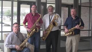 Texas Saxophone Quartet introduces the new 52nd St Baritone Saxophone