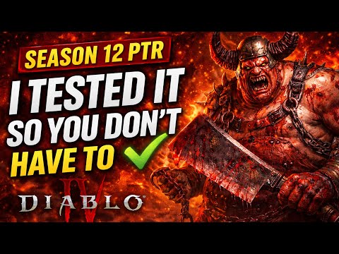 Diablo 4 Season 12 PTR Review – Killstreaks, Bloodied Gear, New Uniques