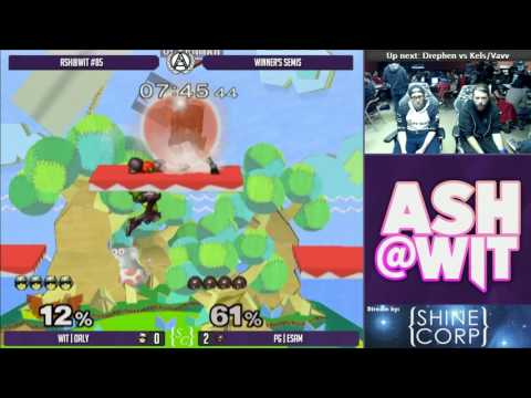 WIT | ORLY (Falcon) vs PG | ESAM (Samus) - ASH@WIT #85 Melee Winner's Semis