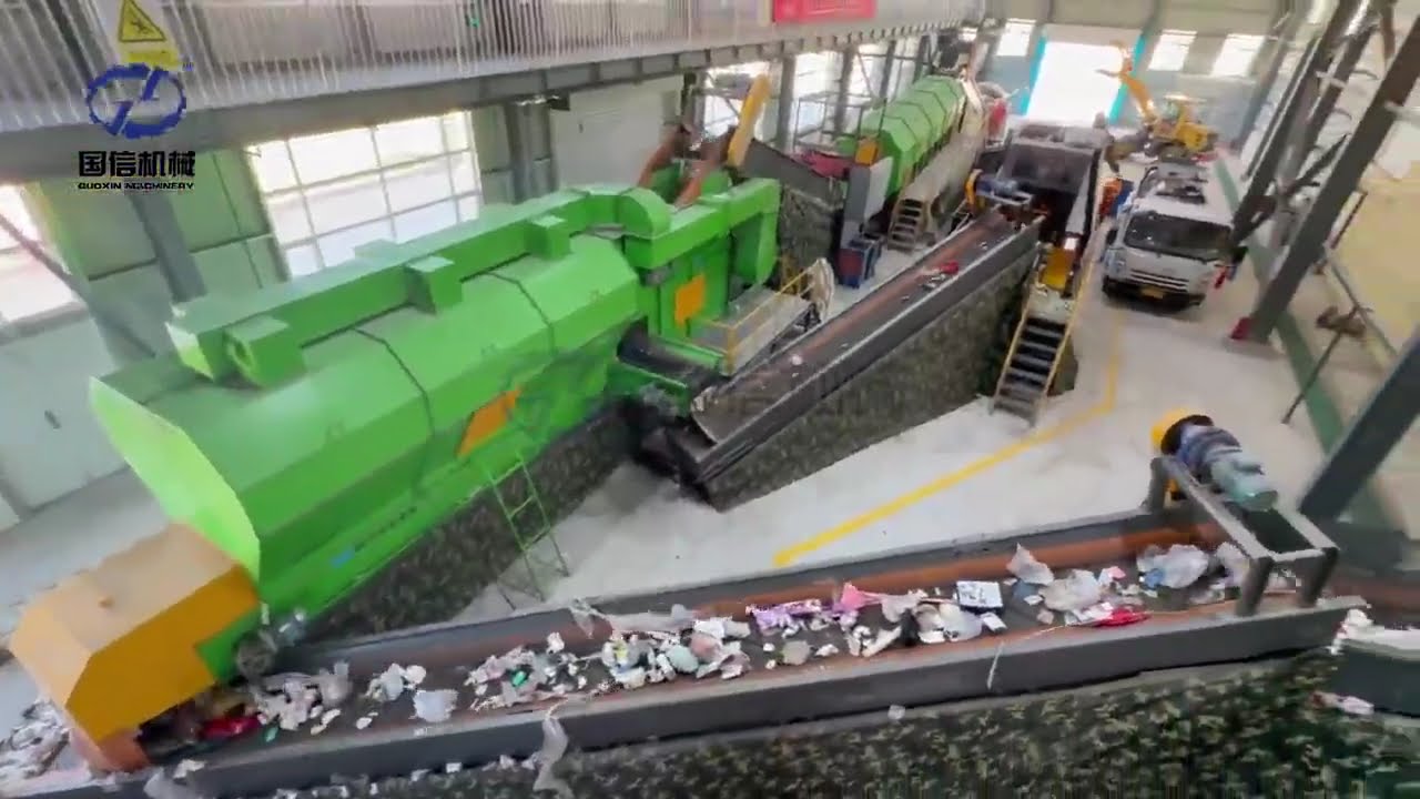 On site sorting of the house waste