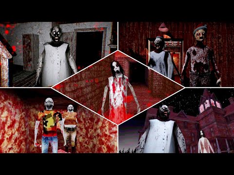 All Dvloper Games Nightmare Mode Full Gameplay | Granny All Chapters Vs The Twins Vs Slendrina