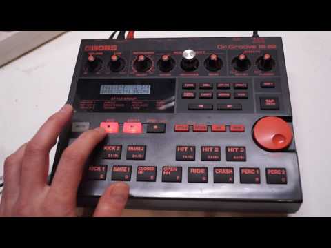 Tutorial BOSS DR-202 Dr. Groove - Simple Beat & Bass