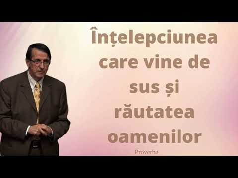 Înțelepciunea care vine de sus și răutatea oamenilor (Daniel Brânzei)