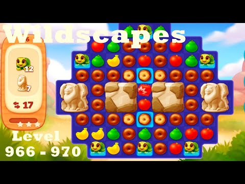 Wildscapes Level 966 - 970 HD Walkthrough | Gameplay | 3 - match game | ios | android | pc | app