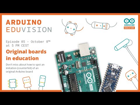 Arduino EDUvision S2, Ep. 05 - Original boards in education (08.10.2020)