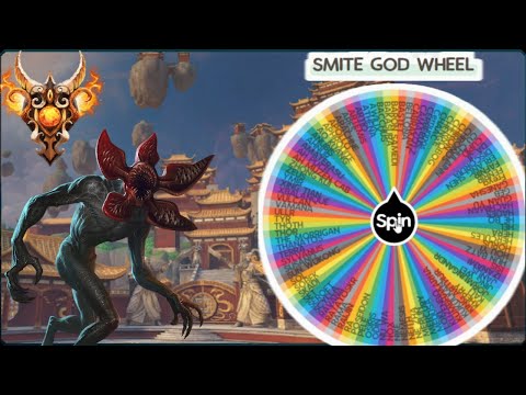 SMITE GRANDMASTER JOUST RANDOM GOD WHEEL!?!?