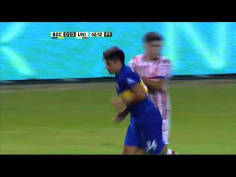 Villar se lo perdió dos veces. Boca 0 - Unión 0. Fecha 7. Primera División 2016.