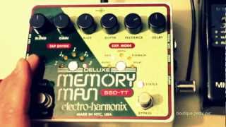 Tasting - Electro Harmonix Deluxe Memory Man Tap Tempo 550mS Analog Delay