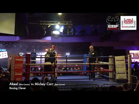 BOXCLEVER BOXING - Akeel Vs Mickey Carr
