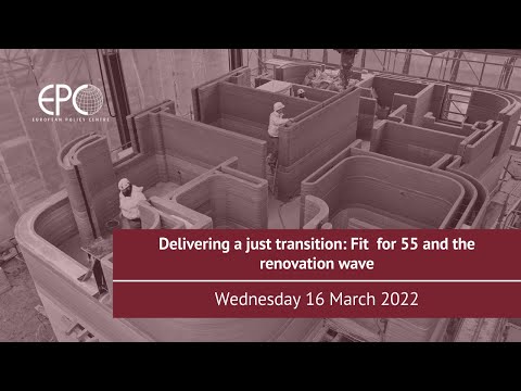 Delivering a just transition: Fit for 55 and the renovation wave