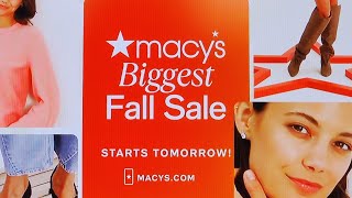 MACY'S COMMERCIAL 2025 | MACY'S BIGGEST FALL SALE (STARTS TOMORROW!) MACYS.COM | MACY'S 