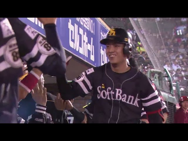 【3回表】3試合連続打点!! ホークス・今宮の2ランホームランで先制!! 2018/9/11 E-H