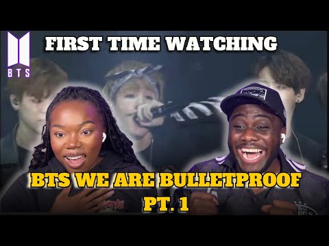 K-POP NEWBIES FIRST TIME WATCHING BTS (방탄소년단) WE ARE BULLETPROOF PT.1
