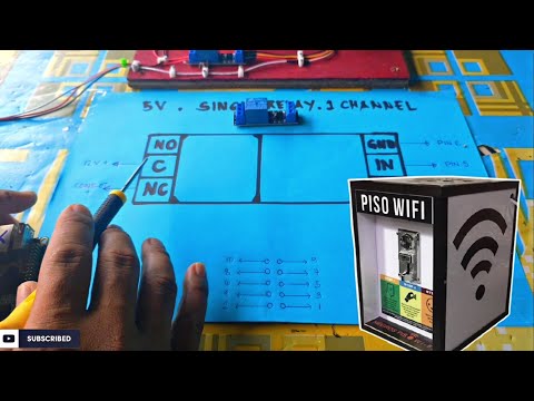 PISO WIFI TUTORIAL WITH RELAY (Manual build)
