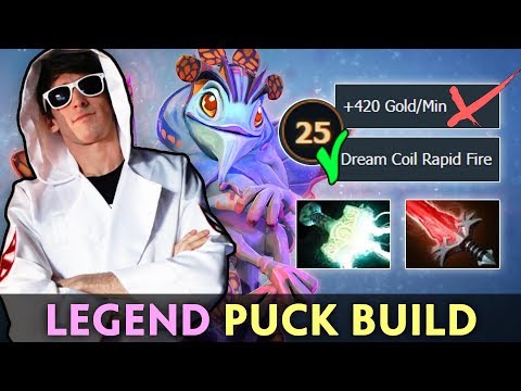 That's how LEGEND plays Puck — DENDI right click build