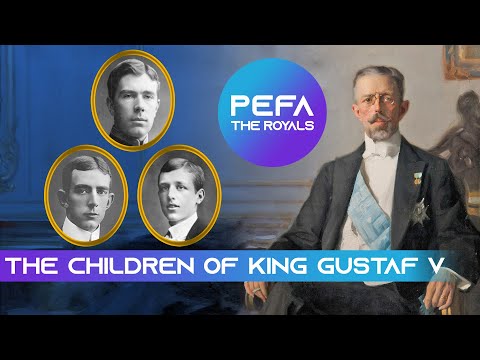 The Children of King Gustaf V (Texts with pictures)