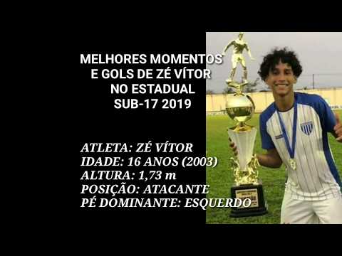 GOLS E MELHORES LANCES DE ZÉ VÍTOR NO ESTADUAL SUB-17 2019