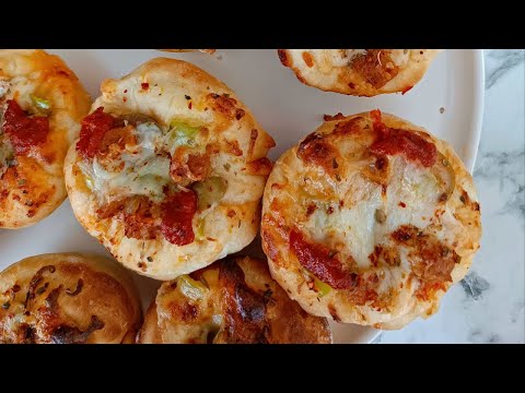 Mini Pizza Cups | Perfect for Back To School! 🍕🧁🤤