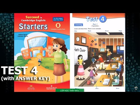 Starters SUCCEED 8 Complete Practice Tests - Listening Tests 4 | Lớp Học Thầy Mol