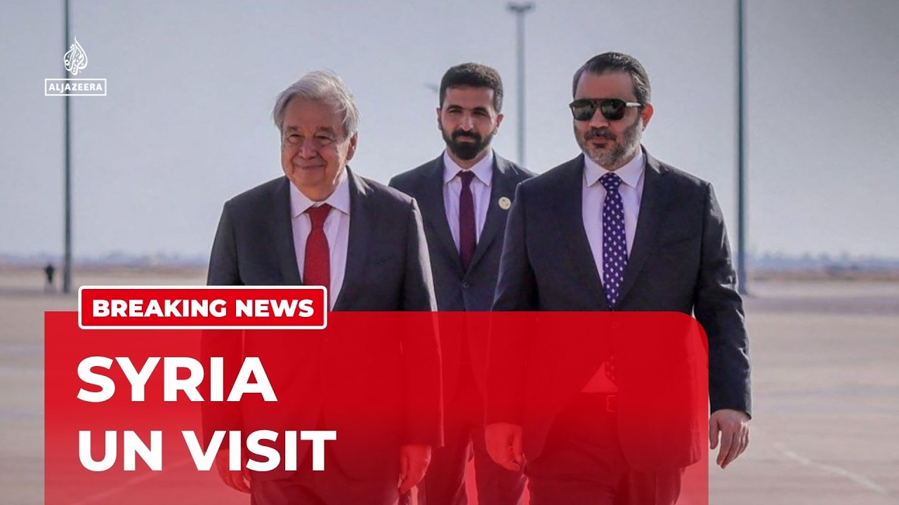 UN Secretary-General Visits Damascus in First Syria Trip Since 2009