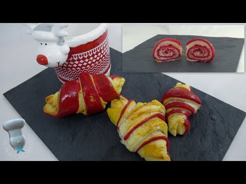 Recette des croissants bicolores