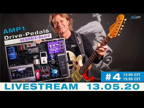 Academy of Tone #4 "AMP1 Drive-Pedals and my Hendrix-Board” Q&A (13.05.20) Livestream