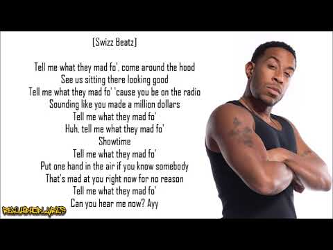 Ludacris - Mad Fo ft. Chris Brown, Meek Mill, Pusha T & Swizz Beats (Lyrics)