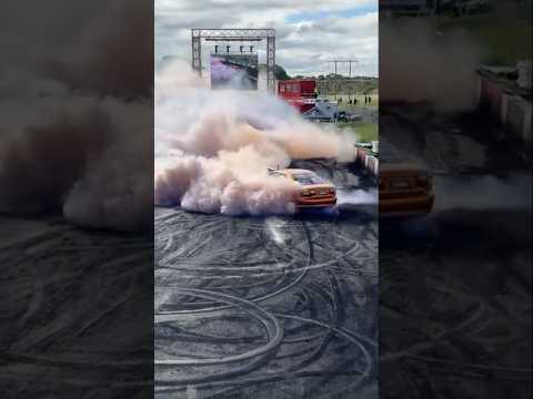 Crazy Rainbow Burnout!! #1000hp #dragracing #burnout #drift #cars #shorts #viral