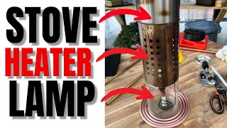 How To Make EMERGENCY STOVE HEATER LAMP | Kitchen Oil Powered