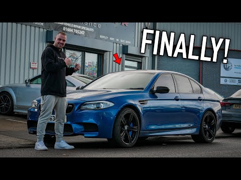 FINALLY!! FIRST DRIVE OF MY *CHEAP* BROKEN M5!