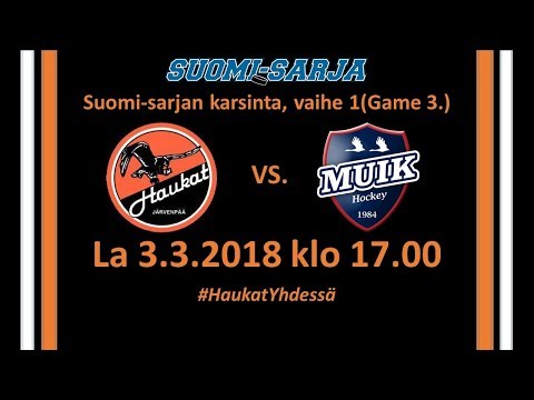 Maalikooste Haukat - Muik Hockey SS - karsinta 3.3.2018