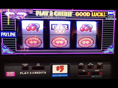 $5 Double Diamond Deluxe #ARBY ✦LIVE PLAY✦ Slot Machine at Flamingo, Las Vegas