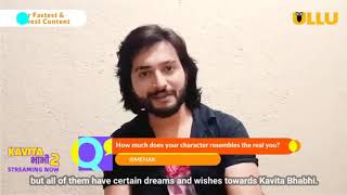UC Browser Interview | Actor Nishant Pandey | Ullu | Mx Player | An Actor in 6 Characters | video