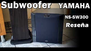 Subwoofer Yamaha NS-SW300 / Reseña personal