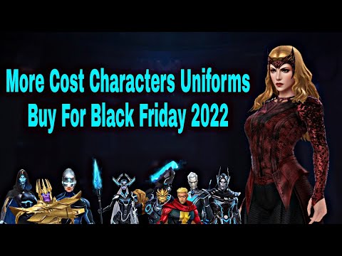 More Cost Characters Uniforms Buy Worth? Important List For Black Friday 2022 - Marvel Future Fight